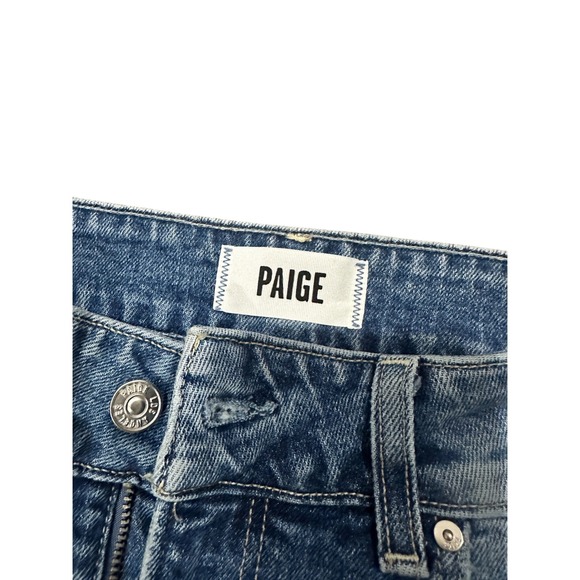 New PAIGE Sasha Ankle High Rise Wide Leg Jeans Vintage Wash Walk of Fame 29 - Picture 7 of 11
